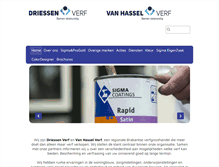 Tablet Screenshot of driessenverf.nl